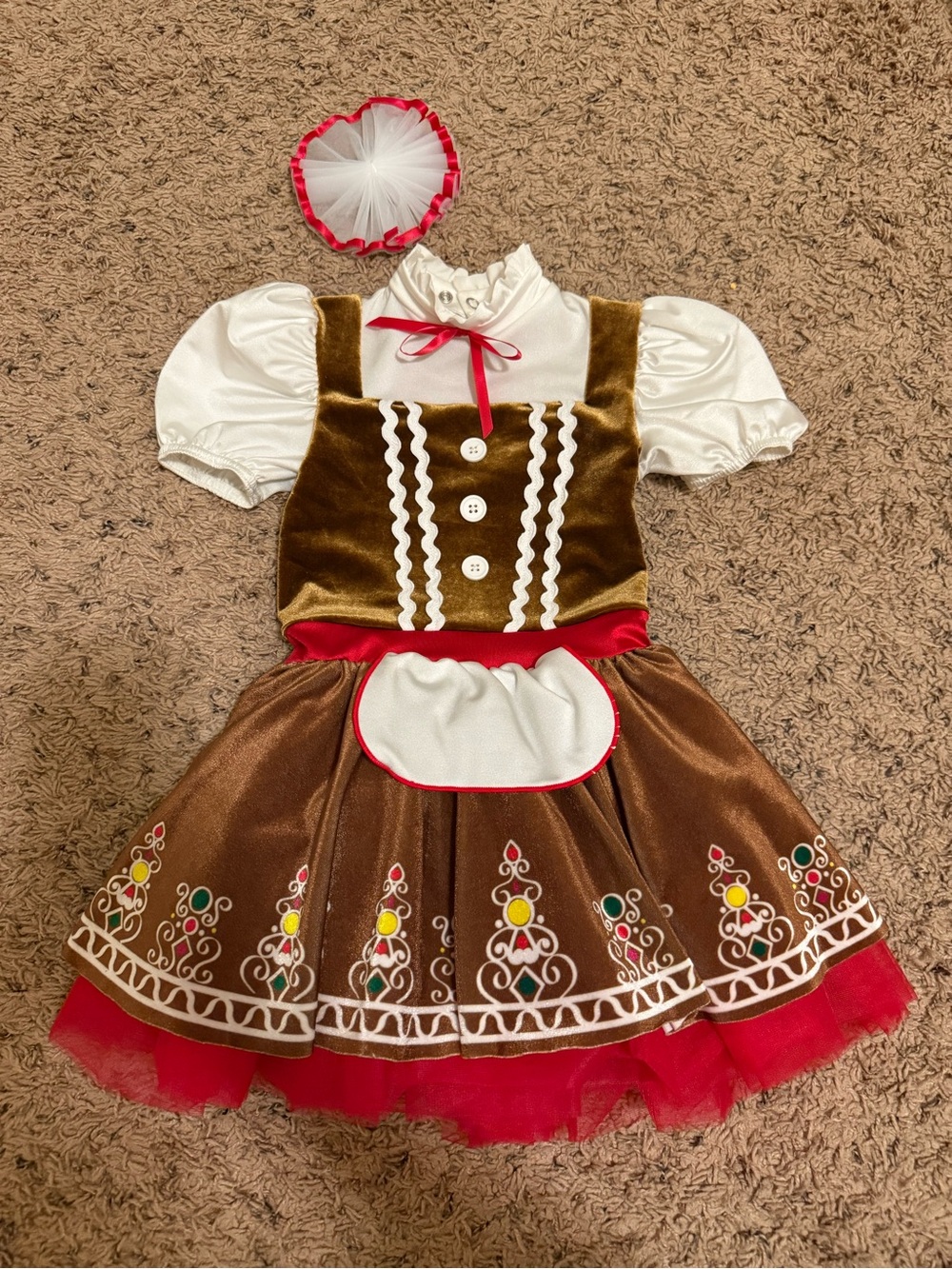 Weissman “The Gingerbread Girl” Ballet Tutu Costume XSC